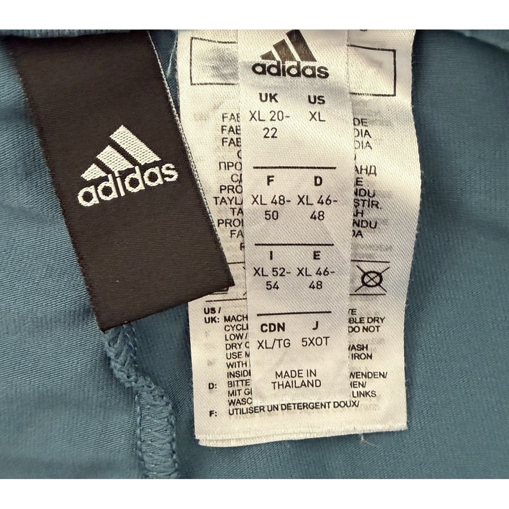 Women's Size XL Adidas Lifestyle Bike Shorts In Indigo Blue - Picture 3 of 3